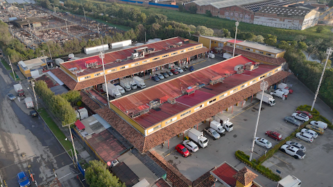 Hipercentro de carnes - Vista aérea